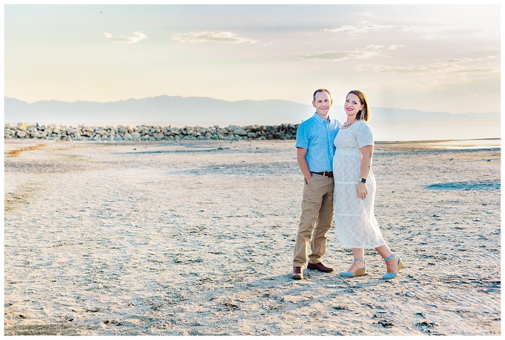 Great Salt Lake Couple Session