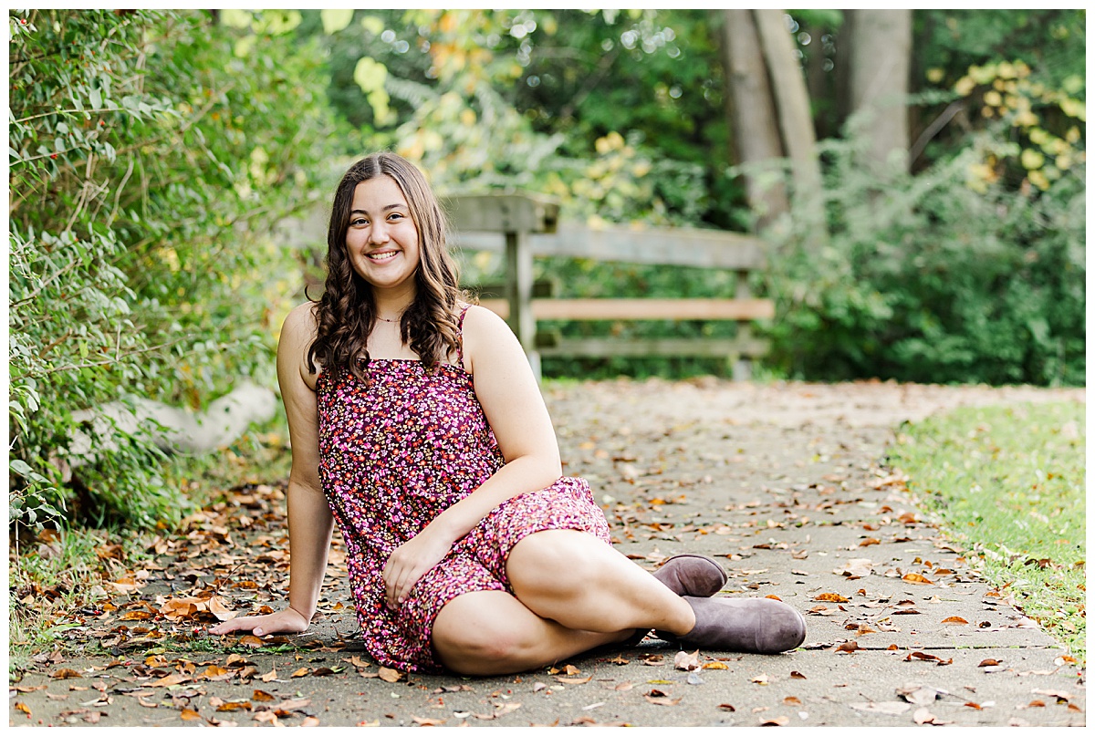 Emily | Dexter Senior Session | Island Park | Law Quad