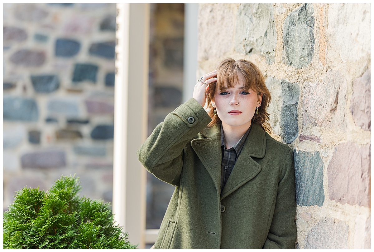 Shaylee | Chelsea High Senior | Forest Hill Cemetery Gatehouse and Law Quad