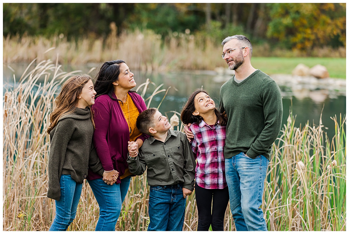 Delphus Family | Backyard Family Session | Dexter Michigan