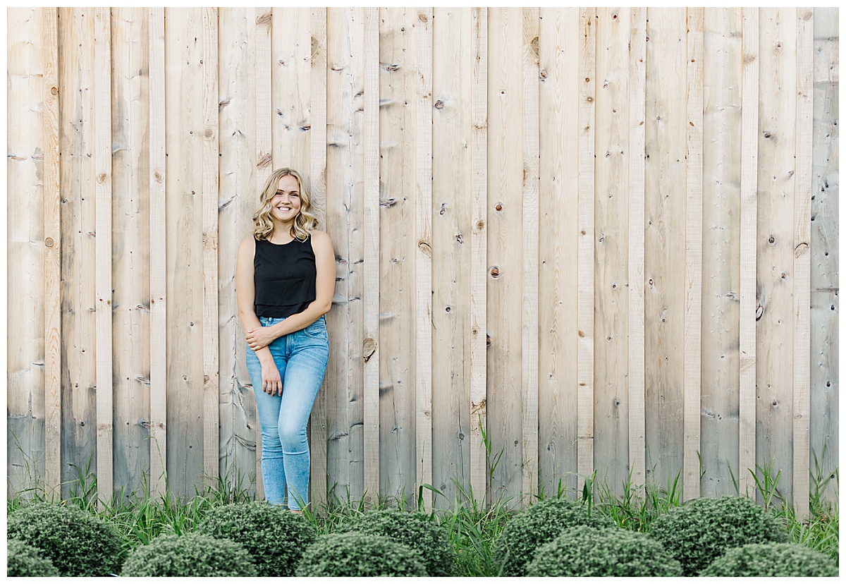 Sunflower Senior Photos at Schell Family Farm