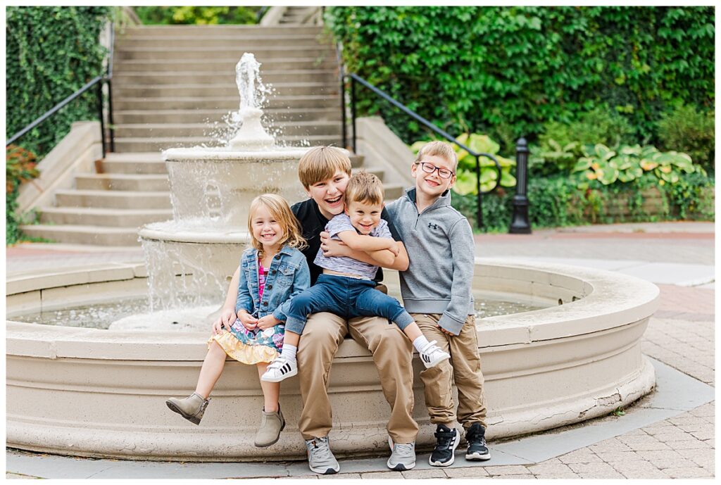 Chelsea Courtyard Family Session