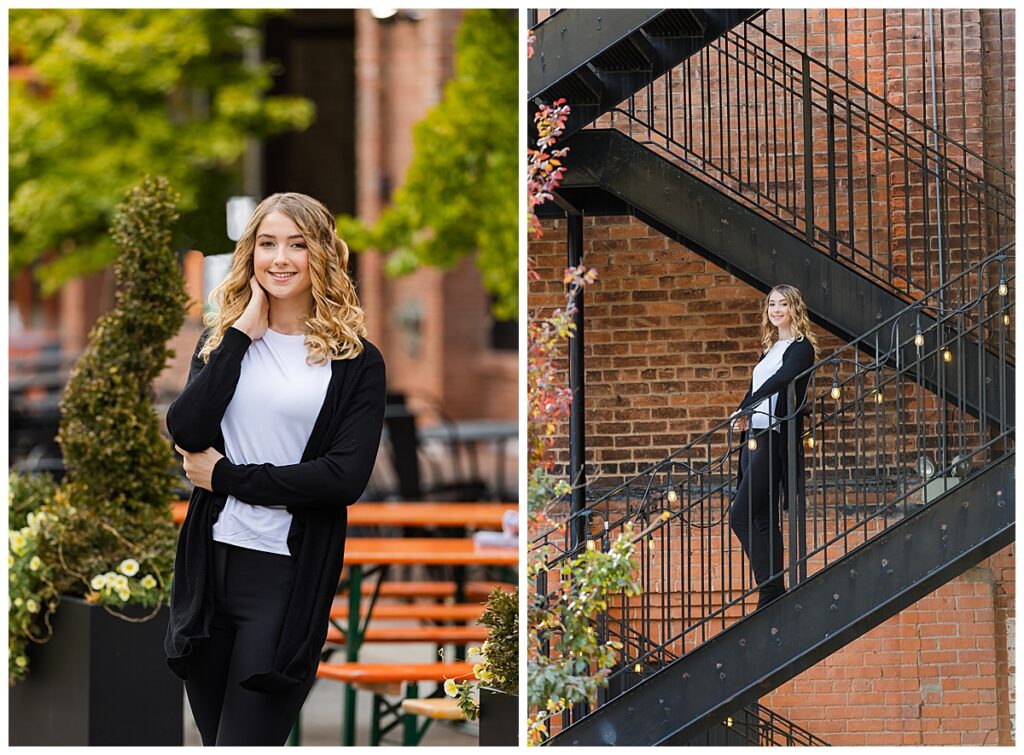 Downtown Ann Arbor Senior Session