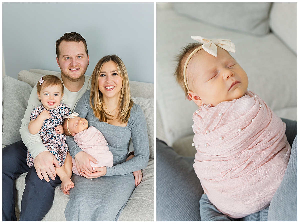 Adorable In-Home Ann Arbor Newborn Photography Session